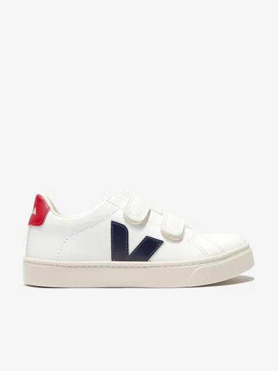 Veja Babies' Unisex Velcro Trainers Eu 27 Uk 9 White