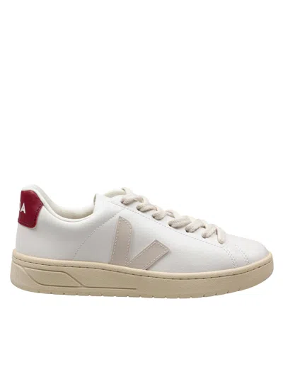 Veja Urca Coated Cotton Sneakers White/marsala