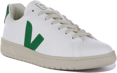 Pre-owned Veja Urca Cwl Cotton Worked As Leather Sneaker White Green Mens Us 7 - 13