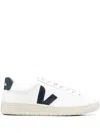 Veja Campo White And Black Low Top Sneakers In Vegan Leather Unisex