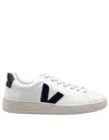 Veja Organic Cotton Sneakers In White/blue