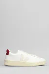 Veja Coated Organic Cotton Sneakers In White
