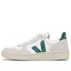 Veja V-10 B-mesh Lace-up Sneakers 'white Beige Green'