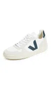 Veja V 10 B Mesh Sneakers In White/nautico
