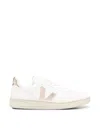 Veja V-10 Chromefree Leather Sneakers In Multi
