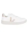 Veja V-10 Sneakers In White/platin