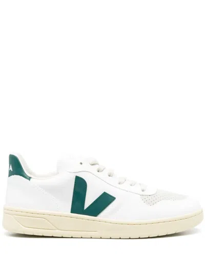 Veja V-10 Cwl Low-top Sneakers In White