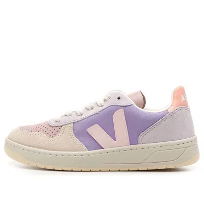 Veja V-10  Lace-up 'light Purple Pink'