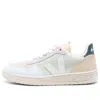 Veja V-10 Lace-up Suede Sneakers 'jade Pink'