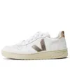 Veja V-10  Lace-up 'white Gold'