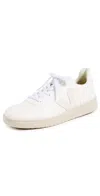 Veja V-10 Laceup Sneakers In Full White