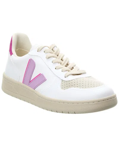 Veja V10 Womens Comfort Insole Faux Leather Running & Training Shoes In White