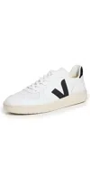 Veja Low Top Sneakers With Contrast Heel Tab In Animal Print