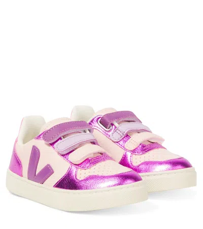 VEJA V-10皮革运动鞋