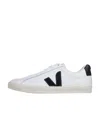 Veja V10' White Low-top Sneakers With Logo In Vegan Leather In White