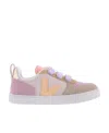 Veja Small V-10 Sneakers In Pink