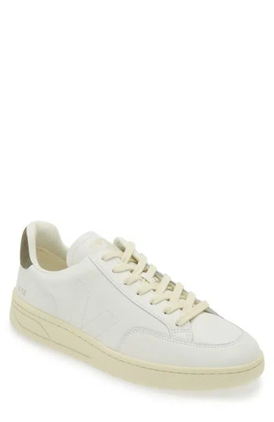 Veja V-10 Sneaker In Extra-white White Kaki