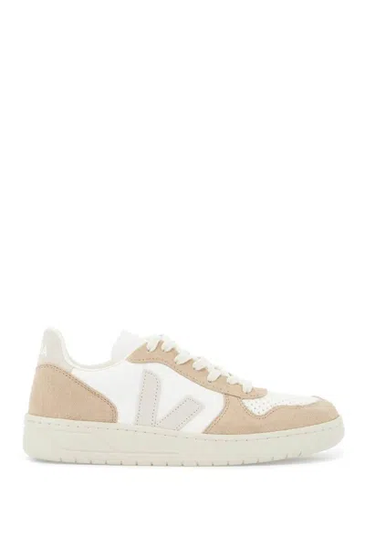 Veja V-10 Sneakers In Beige