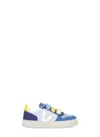 Veja Boys Blue Other Kids V10 Logo-embroidered Low-top Leather Trainers 3-5 Years In Blue