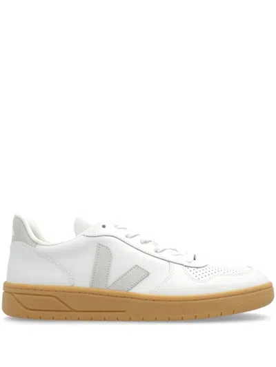 Veja V-10 Sneakers - Unisex - Suede In Extra White Natural
