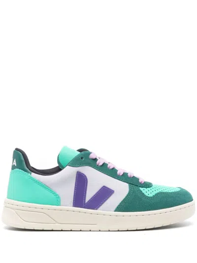 Veja V-10 Sneakers In Green