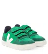 Veja Sneakers V-10 Aus Veloursleder In Grün