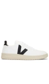 Veja V10' White Low-top Sneakers With Logo In Vegan Leather In White