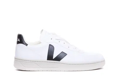 Veja V-10 Sneakers In White_black
