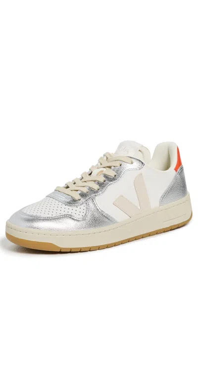 Veja V-10 Sneakers White/pierre/silver
