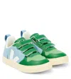 Veja Sneakers V-10 Aus Veloursleder In Blue