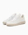 Veja V-10 Vx0201270a Sneakers Women's White Leather Low Top Comfort Casual Shoes In Animal Print