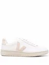 Veja V-12 Leather Sneakers In White