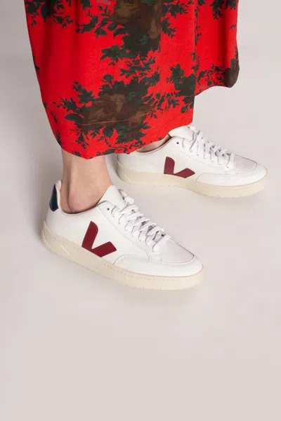 Veja ‘v-12 Leather' Sneakers In White
