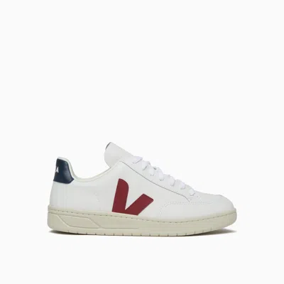 Veja V-12 Leather Sneakers Xd0201955m In White