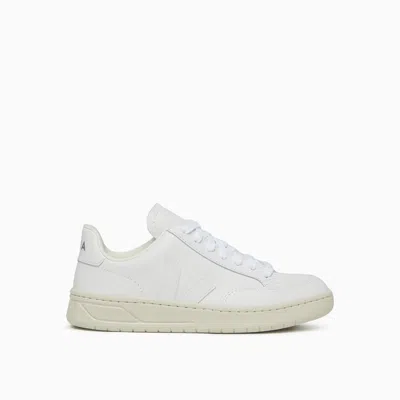 Veja V-12 Leather Sneakers Xd0202297 In White