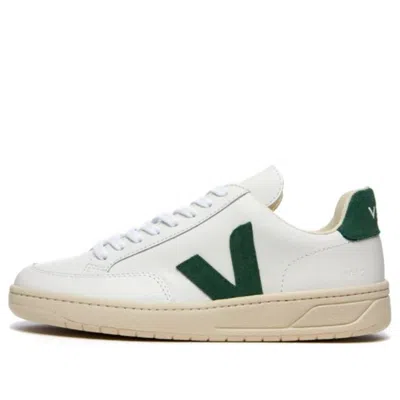 Veja V-12 Leather 'white Cyprus'