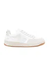Veja Off-white V-12 B-mesh Sneakers In White