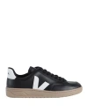 Veja Classics Leather Sneaker In Black