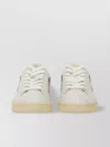 Veja V-12 Rubber Sole Sneakers With Contrast Heel Tab