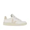 Veja V-12 Smooth Leather Sneakers In White