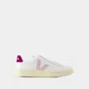 Veja `v-12` Leather Sneakers In White