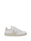 Veja V-12 Sneakers In Extra-white_sable
