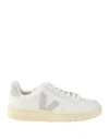 Veja Low Top Sneakers In Calf Leather In White
