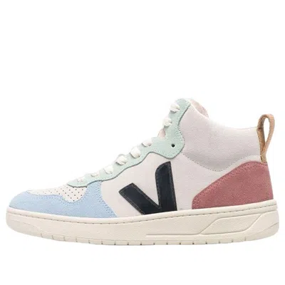 Veja V-15 High-top 'beige Light Blue Black' In Multi