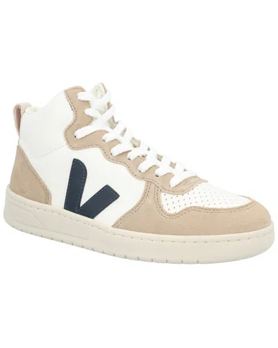 Veja Panelled High-top Sneakers In Weiss