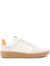 Veja V-82 Grained Leather Pure Sneakers Shoes