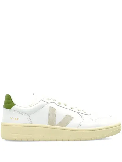 Veja V-82 Ii Leather Sneakers In White