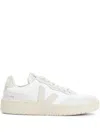 Veja V-90 O.t. Leather Sneakers White In White