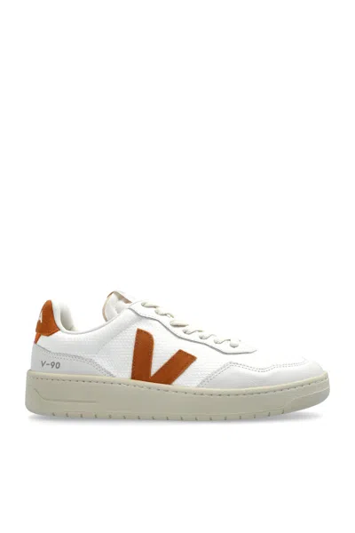 Veja V-90 B-mesh Sneakers In White
