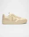 Veja Leather V-90 Sneakers In Cashew Oat
